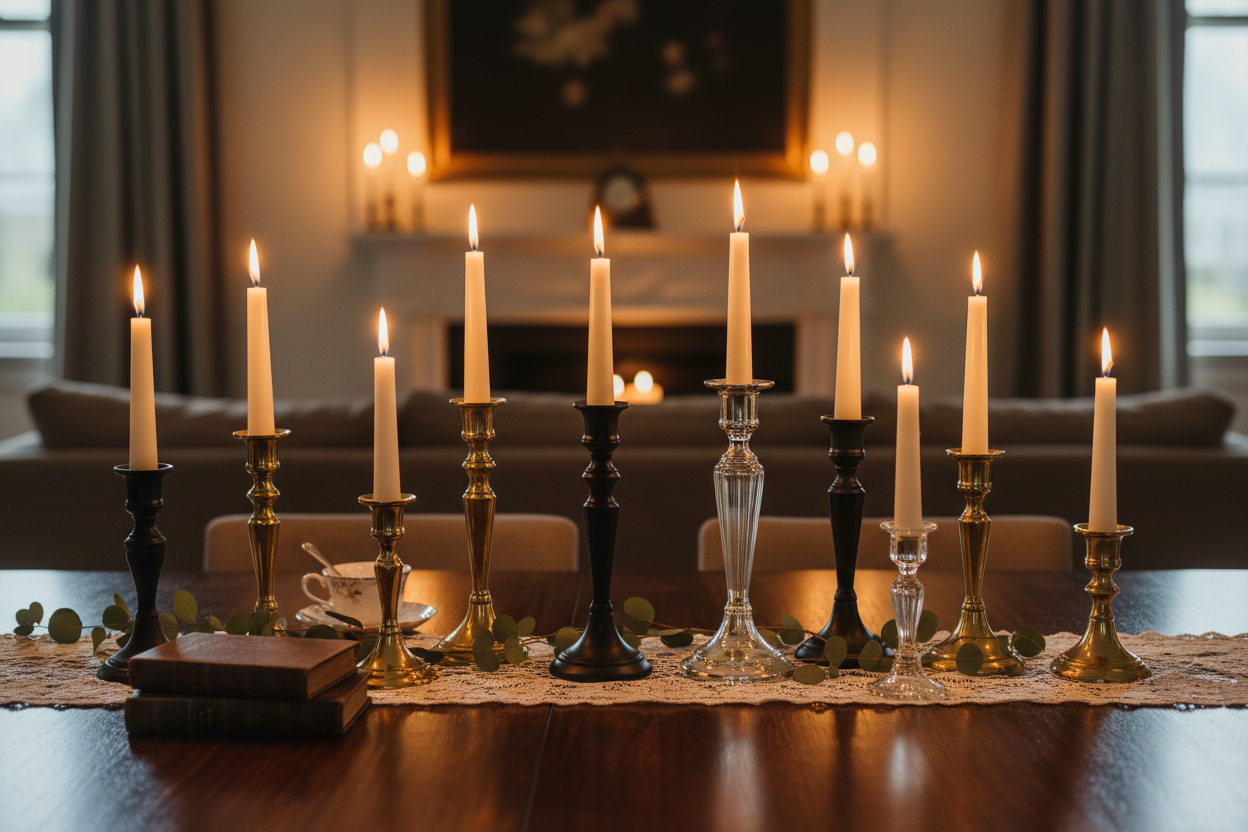 Elegant Candle Holders | Modern & Vintage Designs for Ambient Lighting