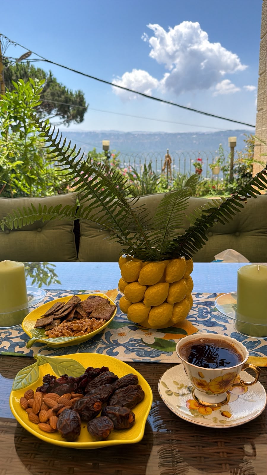 Lemon Ceramic Vase