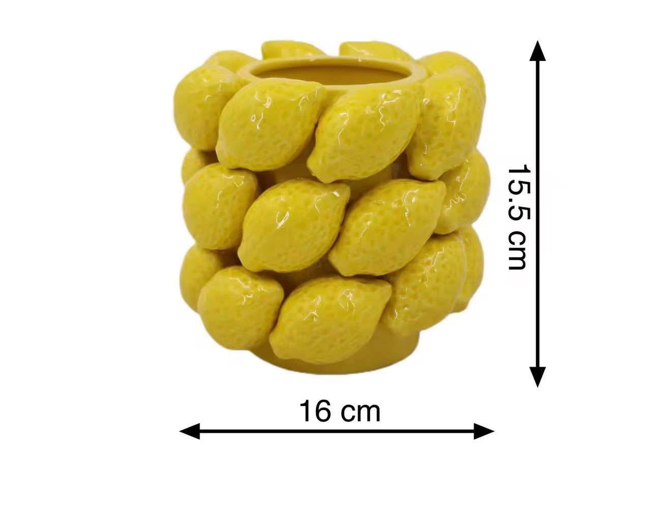 Lemon Ceramic Vase