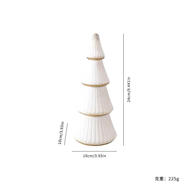 Wooden Christmas Tree Set