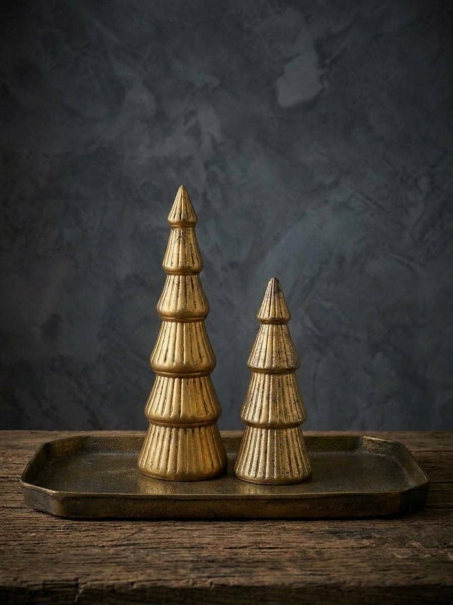 Wooden Christmas Tree Set