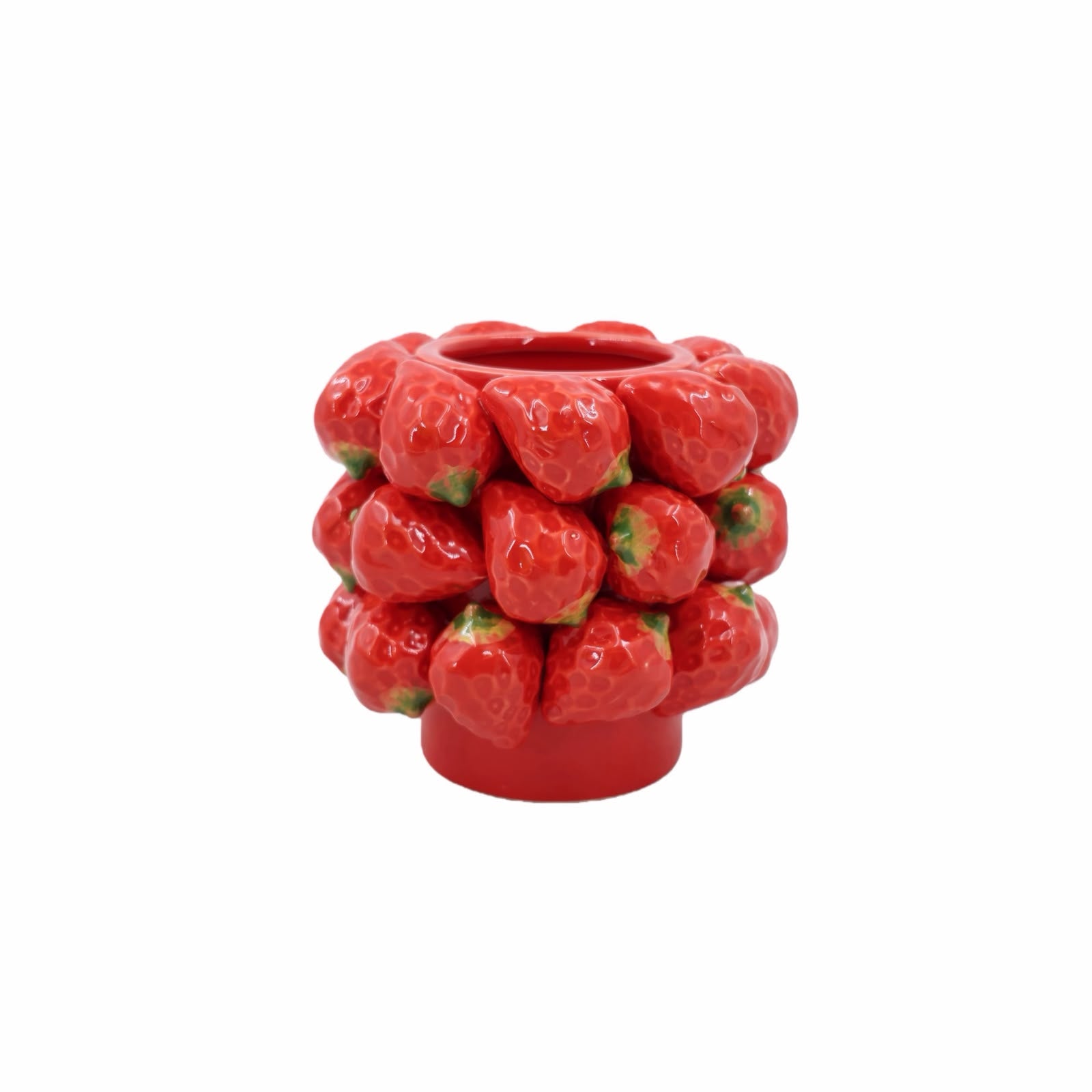 Strawberry Ceramic Vase