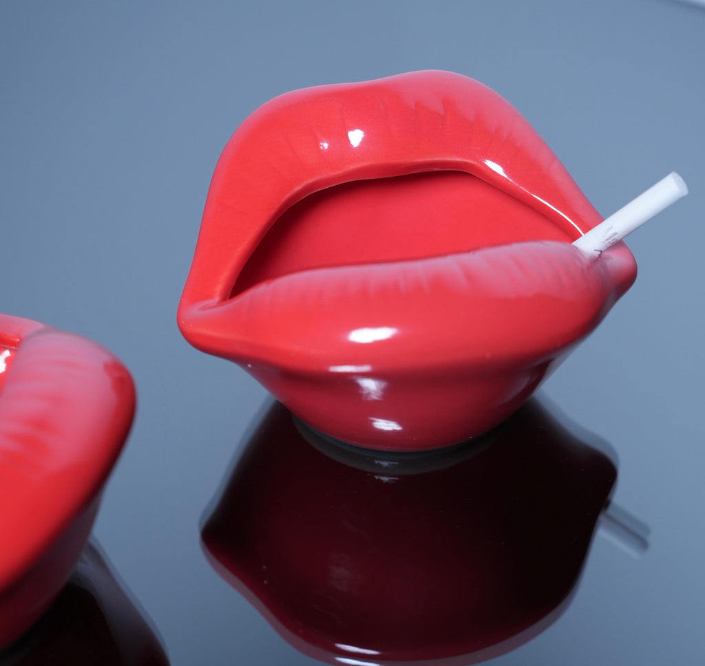 Red Lips Ashtrays