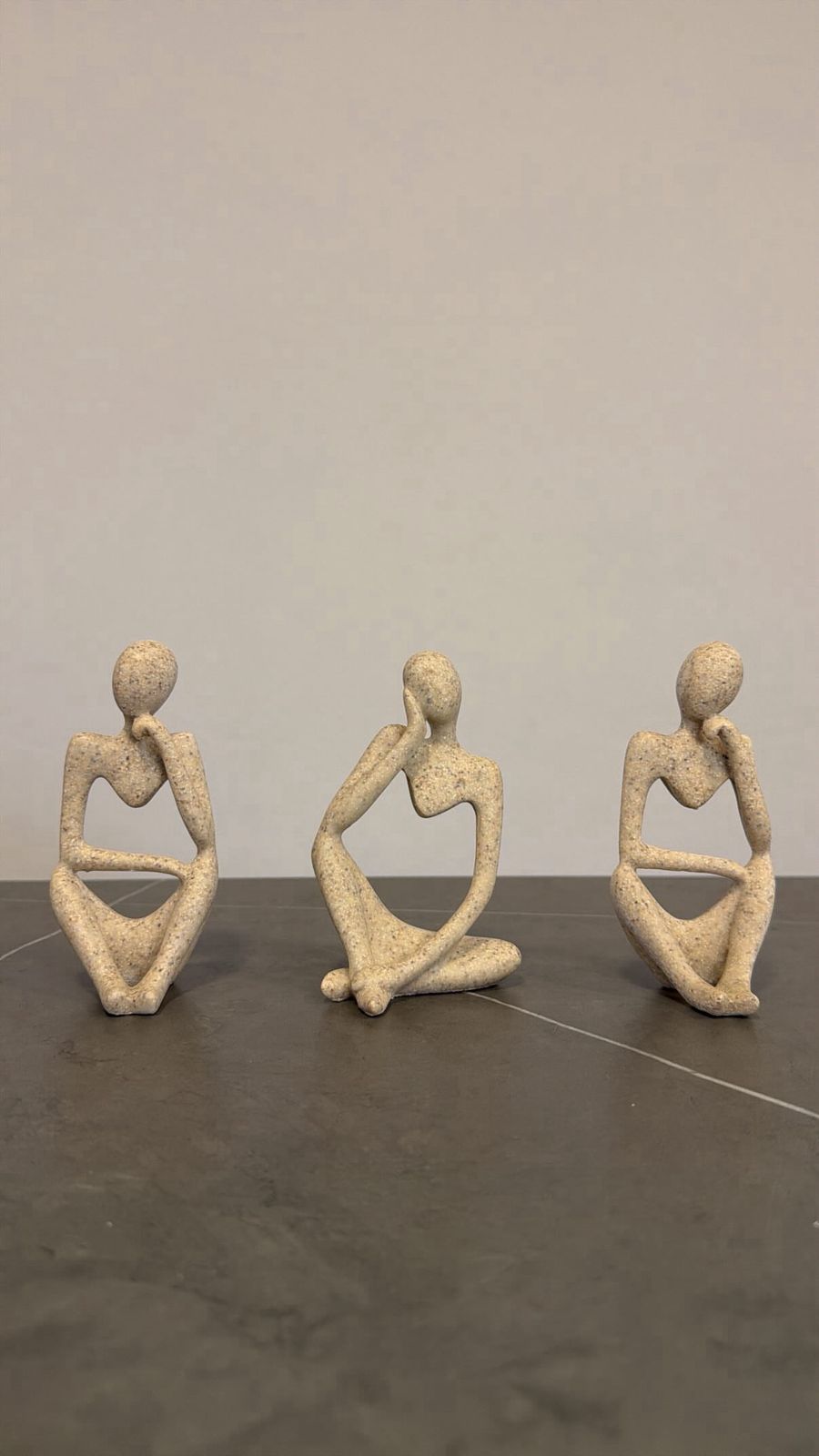 Thinker Statue Abstract Modern Art