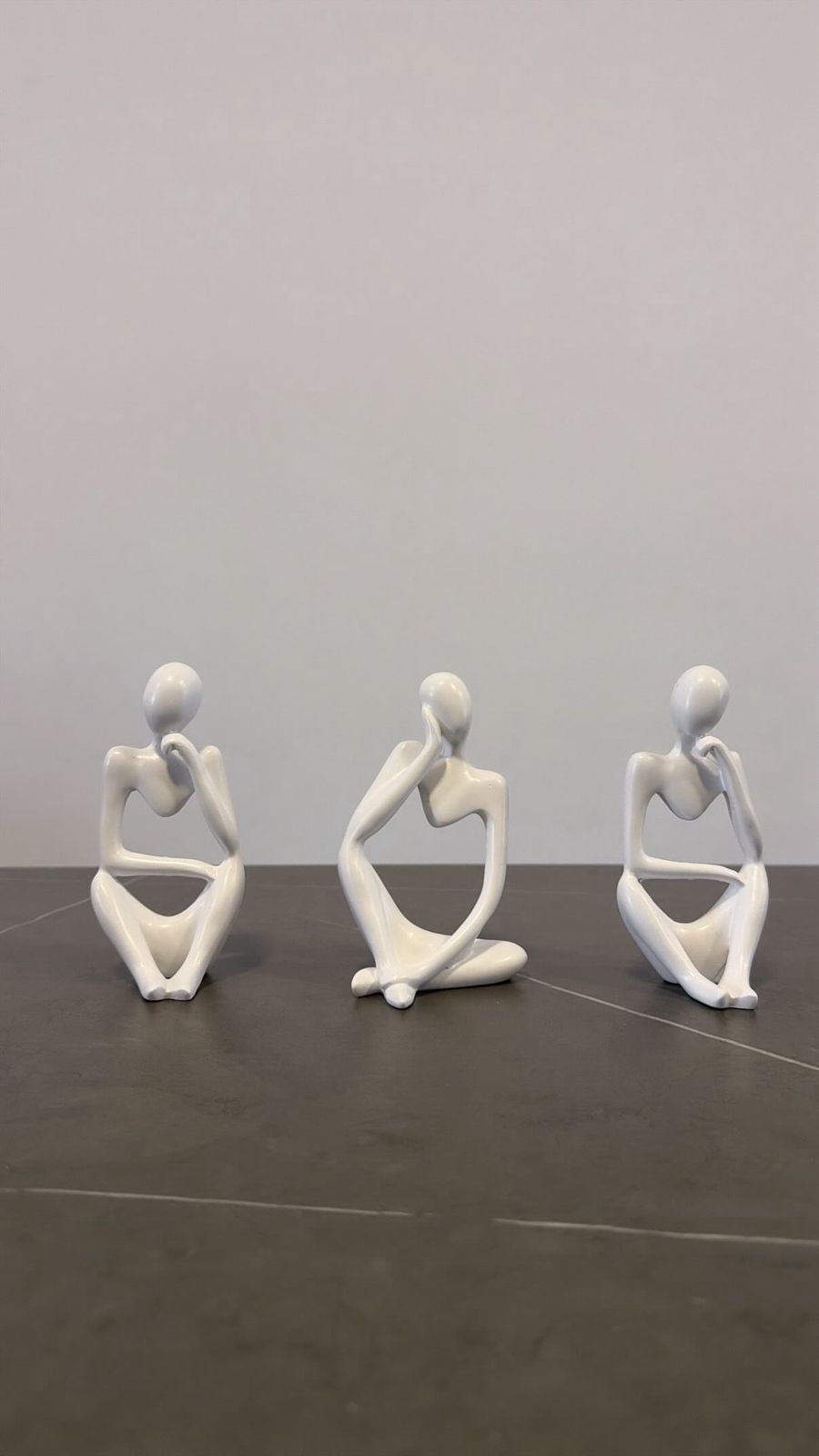 Thinker Statue Abstract Modern Art