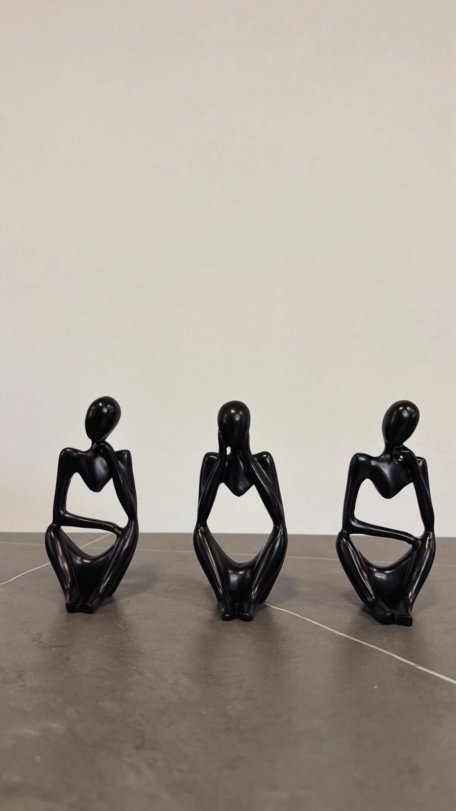 Thinker Statue Abstract Modern Art