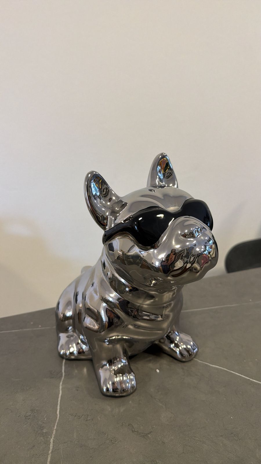 Bull Dog Ceramic Tissue Box