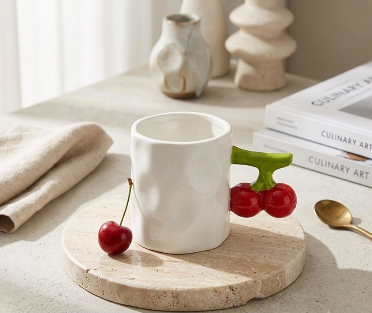 Cherry Ceramic Mug