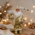 Golden Santa Claus Figurine