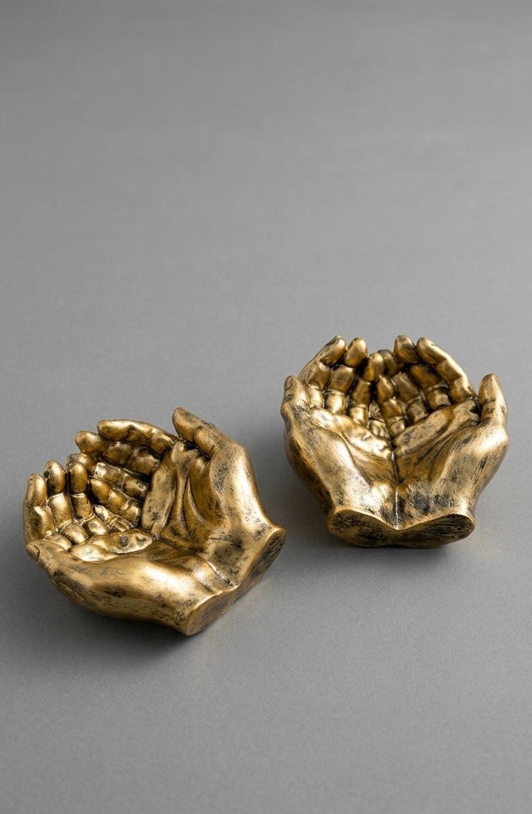 Hand Ashtray Resin
