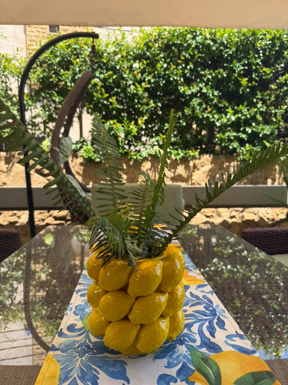 Lemon Ceramic Vase